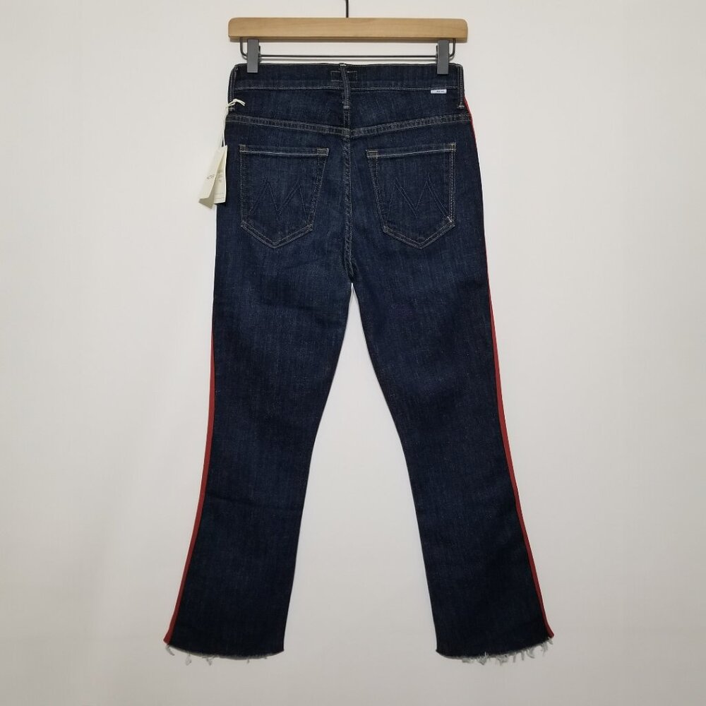 NWT Mother Denim The Insider Crop Step Fray in Speed Racer As Seen On Gigi Hadid - Picture 6 of 16